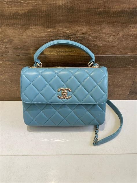 bolsa chanel azul tiffany|bolsa chanel.